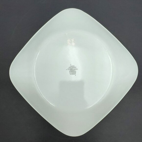 Corelle Pretty Pink Square Luncheon Plates Corning Pink Flowers Lunch Plates - Picture 5 of 6